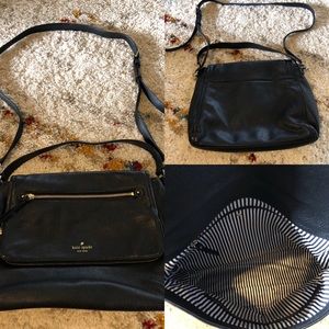 Kate Spade Black Leather Shoulder/Crossbody